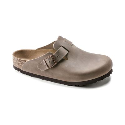 Birkenstock Boston Oiled Leather Narrow Fit Light Brown - Brun - Sandaler Birkenstock Boston Oiled Leather Narrow Fit Light Brown - Brun - Sandaler