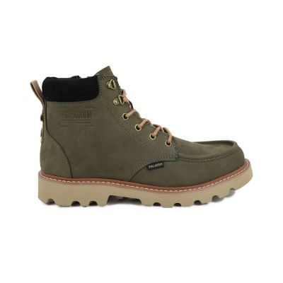 Palladium Trooperlite Grit ZIP Olive Night - Grønn - Joggesko Palladium Trooperlite Grit ZIP Olive Night - Grønn - Joggesko