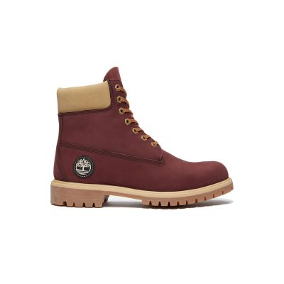 Timberland 6-Inch Lace Waterproof Boot 7.5 - rød - Joggesko Timberland 6-Inch Lace Waterproof Boot 7.5 - rød - Joggesko