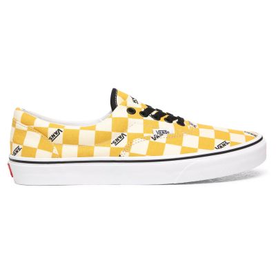 Vans Ua Era (Big Check)Ylk Ylw/Tr Wht - Oransje - Joggesko
