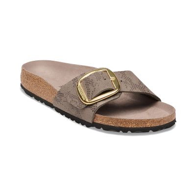 Birkenstock Madrid Big Buckle Synthetics Regular Fit SYN Python Gray Taupe - Grå - Sandaler Birkenstock Madrid Big Buckle Synthetics Regular Fit SYN Python Gray Taupe - Grå - Sandaler