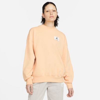 Jordan Essentials Wmns Fleece Crew Sweatshirt - Oransje - Hettegenser