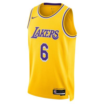 Nike Dri-FIT NBA Los Angeles Lakers Icon Edition 2022/23 Swingman Jersey - Gul - Jersey