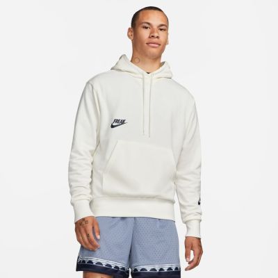 Nike Giannis Pullover Basketball Sail - Hvit - Hettegenser