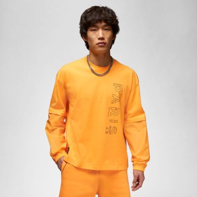 Jordan Paris Saint-Germain Statement Long-Sleeve Top - Gul - Hettegenser