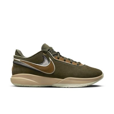 Nike LeBron 20 "Olive Suede" - Grønn - Joggesko