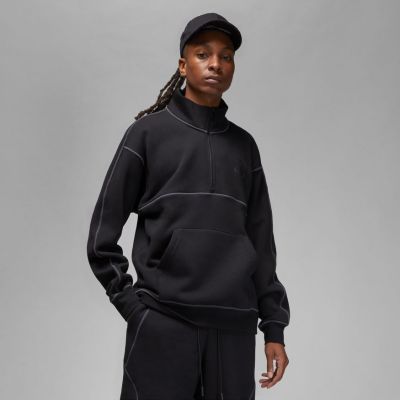 Jordan 23 Engineered  Fleece Half-Zip Black - Svart - Hettegenser