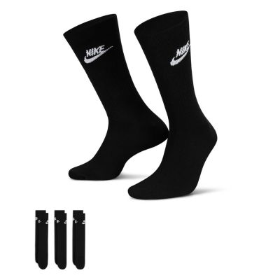 Nike Sportswear Everyday Essential Socks 3-Pack Black - Svart - Sokker