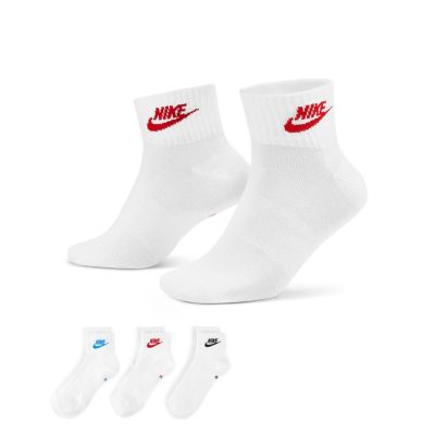 Nike Everyday Essential Ankle Socks 3-Pack Multi-Color - Hvit - Sokker
