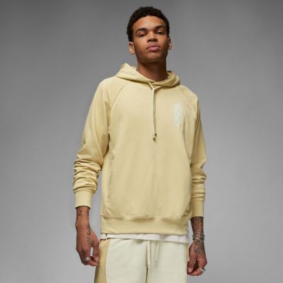 Jordan Dri-FIT Zion Fleece Pullover - Gul - Hettegenser