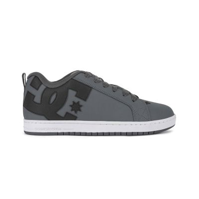 DC Shoes Court Graffik Grey Black White - Grå - Joggesko DC Shoes Court Graffik Grey Black White - Grå - Joggesko