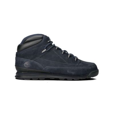 Timberland Euro Rock Mid Hiker Navy Nubuck - Blå - Joggesko Timberland Euro Rock Mid Hiker Navy Nubuck - Blå - Joggesko