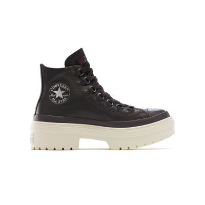Converse Chuck Taylor All Star Lugged Heel Platform Waterproof Leather - Svart - Joggesko Converse Chuck Taylor All Star Lugged Heel Platform Waterproof Leather - Svart - Joggesko