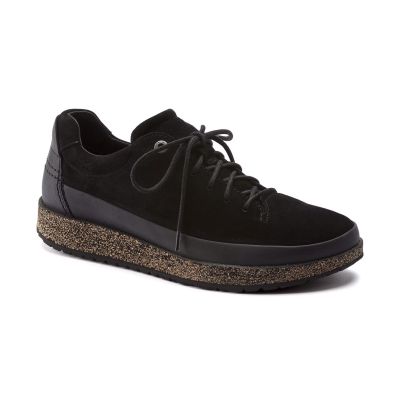 Birkenstock Honnef Low Suede Leather Narrow Fit Black - Svart - Joggesko Birkenstock Honnef Low Suede Leather Narrow Fit Black - Svart - Joggesko
