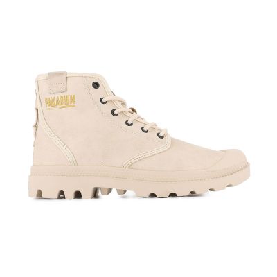 Palladium Pampa Hi Coated Sahara - Brun - Joggesko