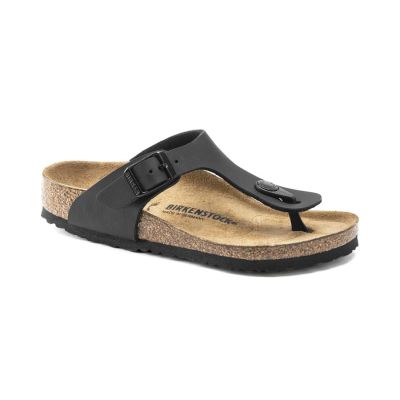 Birkenstock Gizeh Kids Birko-Flor Regular Fit Black - Svart - Sandaler Birkenstock Gizeh Kids Birko-Flor Regular Fit Black - Svart - Sandaler