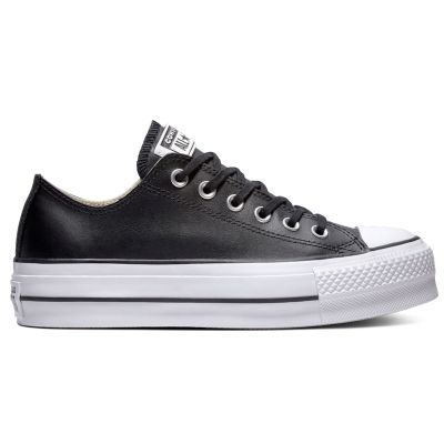 Converse Chuck Taylor All Star Lift Clean Leather Low Top - Svart - Joggesko Converse Chuck Taylor All Star Lift Clean Leather Low Top - Svart - Joggesko