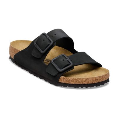 Birkenstock Arizona Wire Buckle Nubuck Leather Regular Fit Black - Svart - Sandaler Birkenstock Arizona Wire Buckle Nubuck Leather Regular Fit Black - Svart - Sandaler