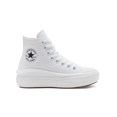 Converse Chuck Taylor All Star Move High Top - Hvit - Joggesko Converse Chuck Taylor All Star Move High Top - Hvit - Joggesko
