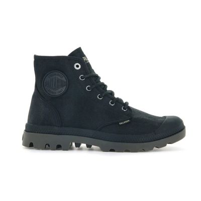 Palladium Pampa Hi Wax - Svart - Joggesko