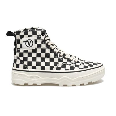 Vans Sentry Wc Checkerboard (Canvas) - Hvit - Joggesko