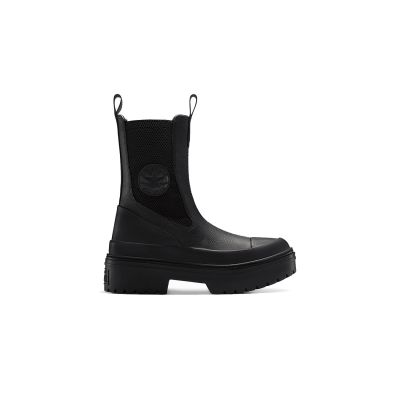 Converse Chuck Taylor All Star Lugged Heel Chelsea Boot - Svart - Joggesko Converse Chuck Taylor All Star Lugged Heel Chelsea Boot - Svart - Joggesko