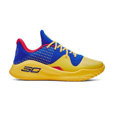 Under Armour Unisex Curry 4 Low FloTro - Blå - Joggesko Under Armour Unisex Curry 4 Low FloTro - Blå - Joggesko