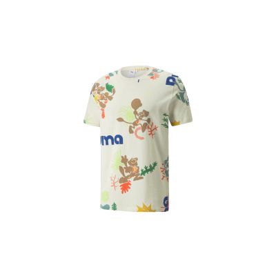 Puma Adventure Planet Printed Men's Tee - Hvit - Kortermet T-skjorte Puma Adventure Planet Printed Men's Tee - Hvit - Kortermet T-skjorte