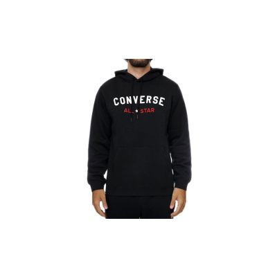 Converse Center All Star Logo - Svart - Hettegenser Converse Center All Star Logo - Svart - Hettegenser