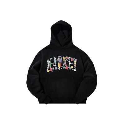 MARKET Work Of Arc Hoodie Black - Svart - Hettegenser MARKET Work Of Arc Hoodie Black - Svart - Hettegenser
