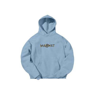 MARKET Smiley Doodle Hoodie Blue - Blå - Hettegenser MARKET Smiley Doodle Hoodie Blue - Blå - Hettegenser