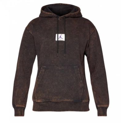 Jordan NBA Los Angeles Lakers Flight Fleece Pull-Over Sweatshirt Black - Svart - Hettegenser Jordan NBA Los Angeles Lakers Flight Fleece Pull-Over Sweatshirt Black - Svart - Hettegenser