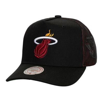 Mitchell & Ness NBA Miami Heat Tremor Trucker - Svart - Lokk