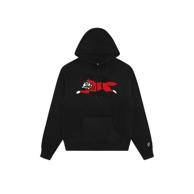 ICECREAM Running Dog Popover Hoodie Black - Svart - Hettegenser ICECREAM Running Dog Popover Hoodie Black - Svart - Hettegenser