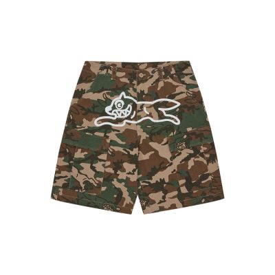 ICECREAM Running Dog Woodland Camo Cargo Shorts - Grønn - Shorts ICECREAM Running Dog Woodland Camo Cargo Shorts - Grønn - Shorts