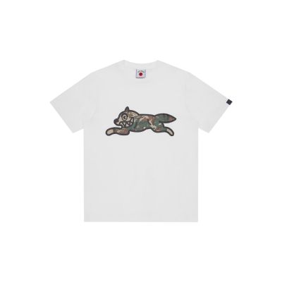 ICECREAM Camo Running Dog Woodland Tee White - Hvit - Kortermet T-skjorte ICECREAM Camo Running Dog Woodland Tee White - Hvit - Kortermet T-skjorte