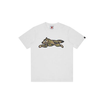 ICECREAM Tiger Stripe Runnig Dog Tee White - Hvit - Kortermet T-skjorte ICECREAM Tiger Stripe Runnig Dog Tee White - Hvit - Kortermet T-skjorte