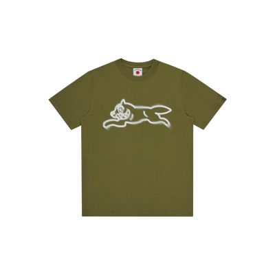 ICECREAM Spray Paint Running Dog Tee Green - Grønn - Kortermet T-skjorte ICECREAM Spray Paint Running Dog Tee Green - Grønn - Kortermet T-skjorte