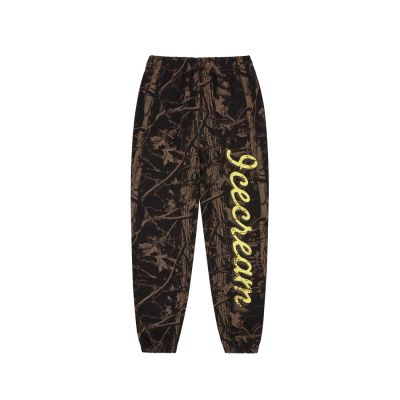 ICECREAM Tree Camo Sweatpants - Svart - Bukser ICECREAM Tree Camo Sweatpants - Svart - Bukser