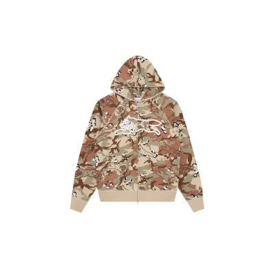 ICECREAM Choc Chip Running Dog Zip Through Hoodie - Brun - Hettegenser ICECREAM Choc Chip Running Dog Zip Through Hoodie - Brun - Hettegenser