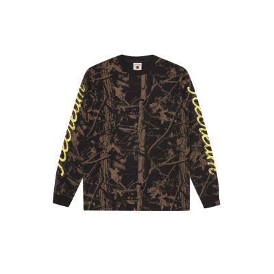 ICECREAM Tree Camo Long-Sleeve T-Shirt - Svart - Kortermet T-skjorte ICECREAM Tree Camo Long-Sleeve T-Shirt - Svart - Kortermet T-skjorte