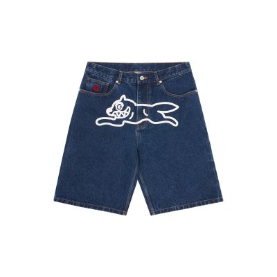 ICECREAM Running Dog Denim Shorts Indigo - Blå - Shorts ICECREAM Running Dog Denim Shorts Indigo - Blå - Shorts