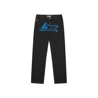 ICECREAM Running Dog Double Scoop Denim Pants Black - Svart - Bukser ICECREAM Running Dog Double Scoop Denim Pants Black - Svart - Bukser