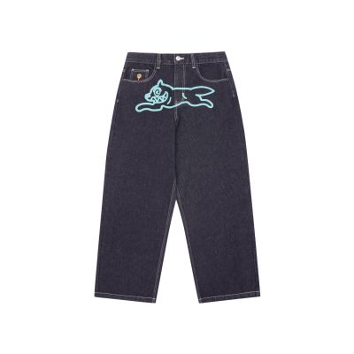 ICECREAM Running Dog Triple Scoop Denim Pants Indigo - Blå - Bukser ICECREAM Running Dog Triple Scoop Denim Pants Indigo - Blå - Bukser