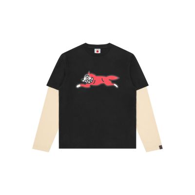 ICECREAM Running Dog Layered Long-Sleeve Tee Black - Svart - Kortermet T-skjorte ICECREAM Running Dog Layered Long-Sleeve Tee Black - Svart - Kortermet T-skjorte