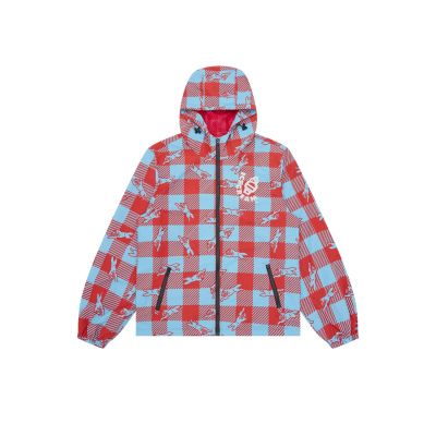 ICECREAM Checker Running Dog Hooded Windbreaker - Flerfarget - Jakke ICECREAM Checker Running Dog Hooded Windbreaker - Flerfarget - Jakke