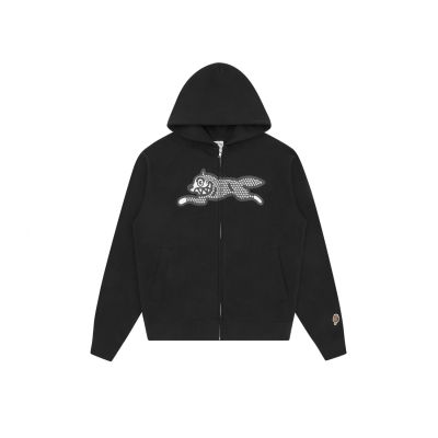 ICECREAM Glitter Running Dog Zip Through Hoodie Black - Svart - Hettegenser ICECREAM Glitter Running Dog Zip Through Hoodie Black - Svart - Hettegenser