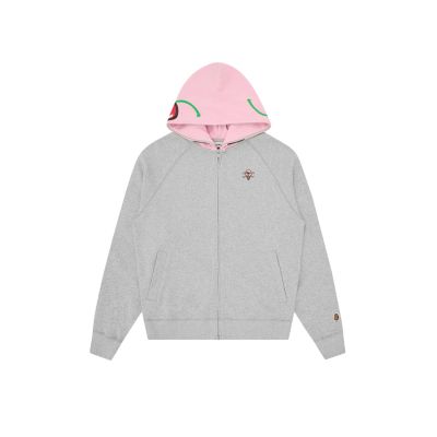 ICECREAM Cones & Bones Zip Through Hoodie Grey - Grå - Hettegenser ICECREAM Cones & Bones Zip Through Hoodie Grey - Grå - Hettegenser