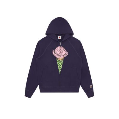 ICECREAM Cone Zip Through Hoodie Navy - Blå - Hettegenser ICECREAM Cone Zip Through Hoodie Navy - Blå - Hettegenser