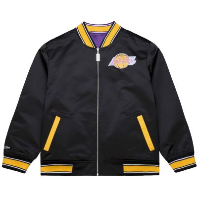 Mitchell & Ness NBA All Star Lakers Reversible Satin Jacket - Svart - Jakke Mitchell & Ness NBA All Star Lakers Reversible Satin Jacket - Svart - Jakke